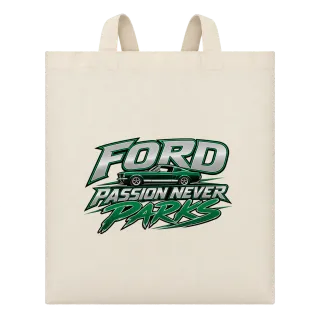 Ford Passion Never Parks върху Чанта