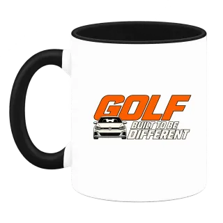 GOLF Built to Be Different върху Чаша