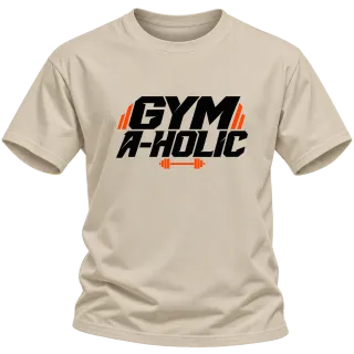 GYM A-HOLIC върху Тениска