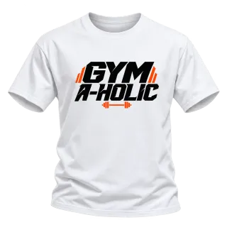 GYM A-HOLIC върху Тениска