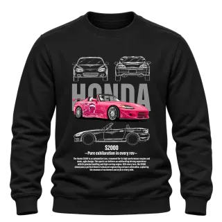 Honda S2000 в розово върху Блуза