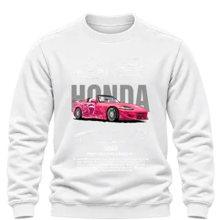Honda S2000 в розово върху Блуза