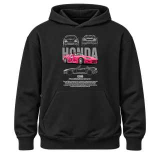Honda S2000 в розово върху Худи
