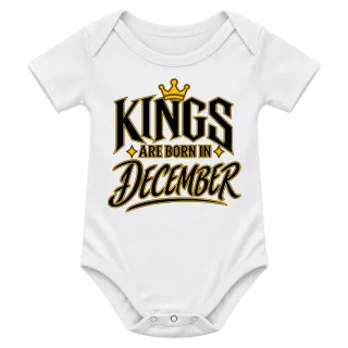 KINGS ARE BORN IN DECEMBER върху Боди