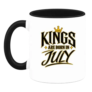 KINGS ARE BORN IN JULY върху Чаша
