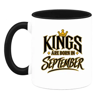 KINGS ARE BORN IN SEPTEMBER върху Чаша
