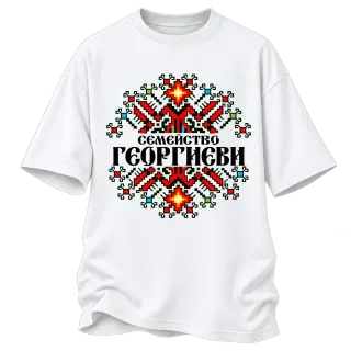 Коледен дизайн с шевици върху Овърсайз