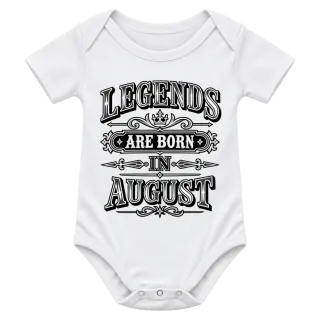 LEGENDS ARE BORN IN AUGUST върху Боди