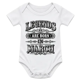 LEGENDS ARE BORN IN MARCH върху Боди