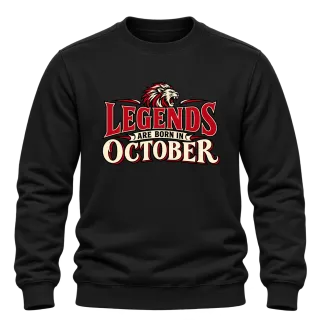 LEGENDS ARE BORN IN OCTOBER върху Блуза