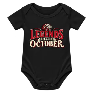 LEGENDS ARE BORN IN OCTOBER върху Боди