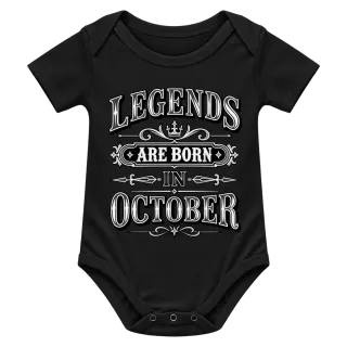 LEGENDS ARE BORN IN OCTOBER върху Боди
