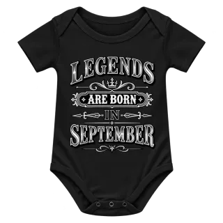 LEGENDS ARE BORN IN SEPTEMBER върху Боди