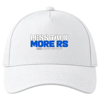 Less Talk More RS Audi Sport върху Шапка