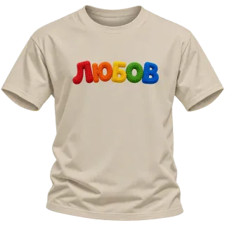 Любов върху Тениска