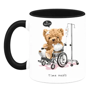 Мече Be Patient Time Heals върху Чаша