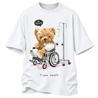 Мече Be Patient Time Heals върху Овърсайз
