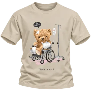 Мече Be Patient Time Heals върху Тениска