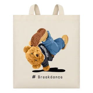 Мече breakdance върху Чанта