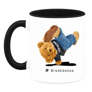 Мече breakdance върху Чаша