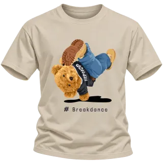 Мече breakdance върху Тениска