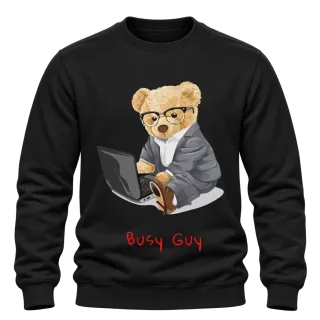 Мече Busy Guy върху Блуза