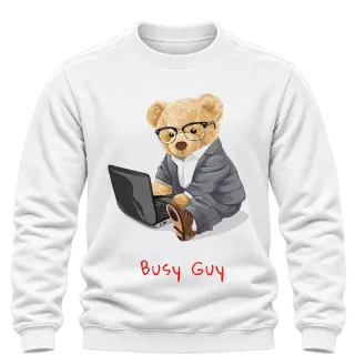 Мече Busy Guy върху Блуза
