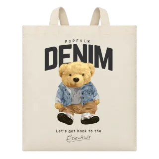 Мече DENIM върху Чанта