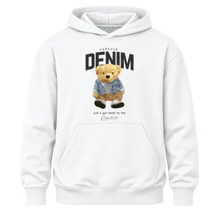 Мече DENIM върху Худи