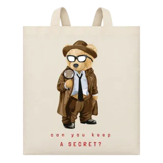 Мече детектив Keep a secret върху Чанта