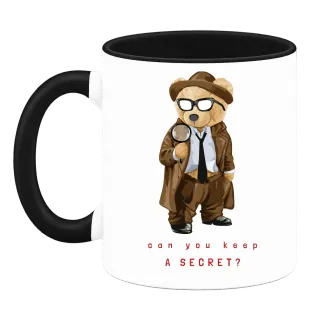 Мече детектив Keep a secret върху Чаша
