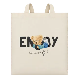 Мече Enjoy Yourself върху Чанта
