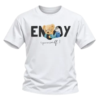 Мече Enjoy Yourself върху Тениска