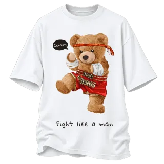 Мече Fight like a man върху Овърсайз
