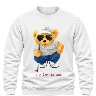 Мече голфър Aim for the goal върху Блуза