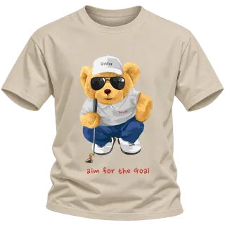 Мече голфър Aim for the goal върху Тениска