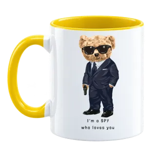 Мече I'm a SPY върху Чаша