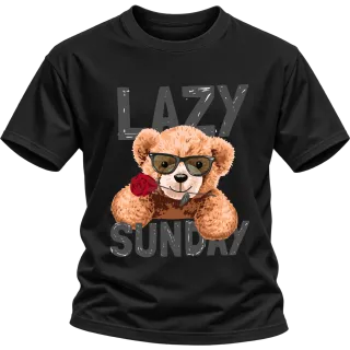 Мече Lazy Sunday върху Тениска