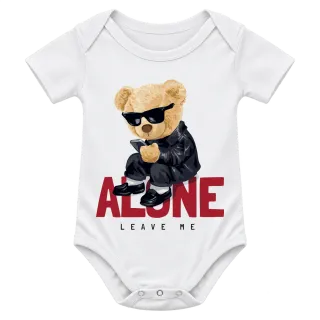 Мече Leave me ALONE върху Боди