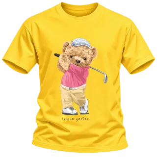 Мече little golfer върху Тениска