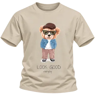 Мече Look Good върху Тениска