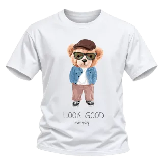 Мече Look Good върху Тениска