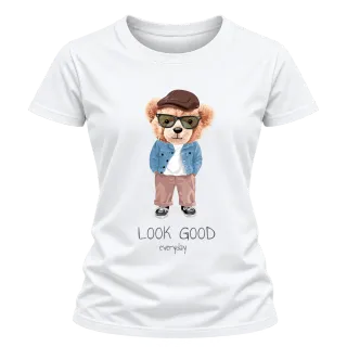 Мече Look Good върху тениска
