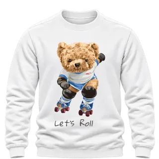 Мече на ролери Let's Roll върху Блуза