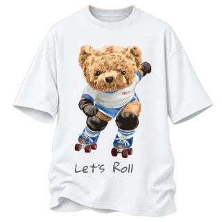 Мече на ролери Let's Roll върху Овърсайз