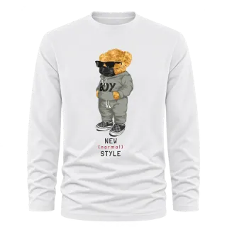 Мече NEW "normal" STYLE върху Тениска с дълъг ръкав