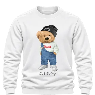 Мече Out Going върху Блуза