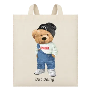 Мече Out Going върху Чанта