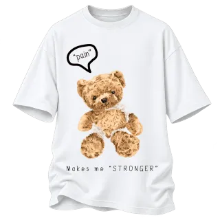 Мече Pain makes me "STRONGER" върху Овърсайз