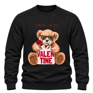 Мече please be my Valentine върху Блуза